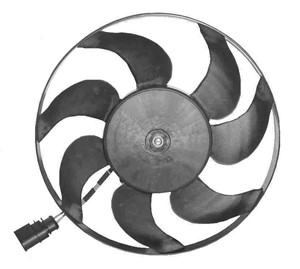 Fläkt, kylare, Höger, Vänster, AUDI,SEAT,SKODA,VW, 1K0 959 455 CR, 1K0 959 455 DH, 1K0 959 455 ET, 1K0 959 455 Q, 3C0 959 455 G, 3C09594