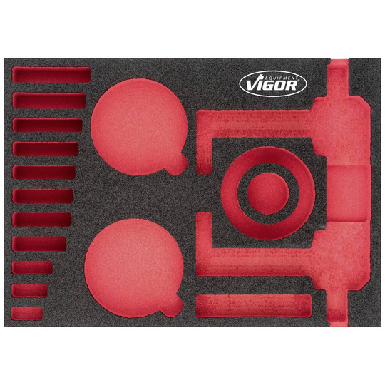 Vigor V4906-L V4906-L Skumgummiinlägg (L x B) 393 mm x 282 mm