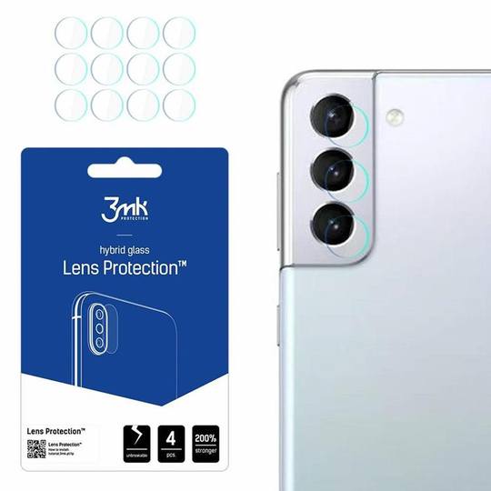 3MK 4 Pcs Kamera Linsskydd Galaxy S22