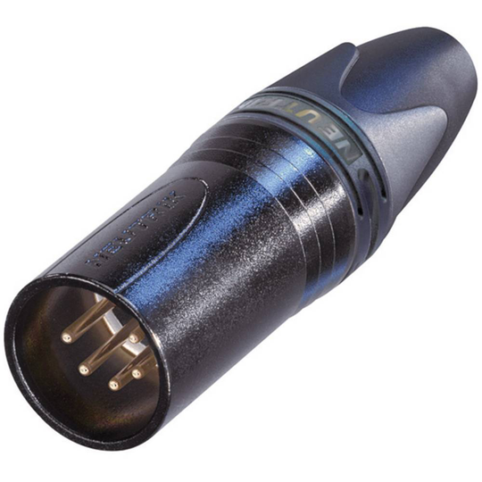 Neutrik NC5MXX-B XLR-kontakter Kontakt hane rak Antal poler: 5 Svart 1 st