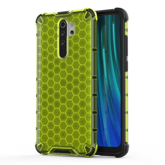 Bofink Honeycomb Xiaomi Redmi Note 8 Pro skal - Grön