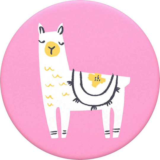POPSOCKETS Llama Glama Stativ för mobiltelefon Rosa N/A