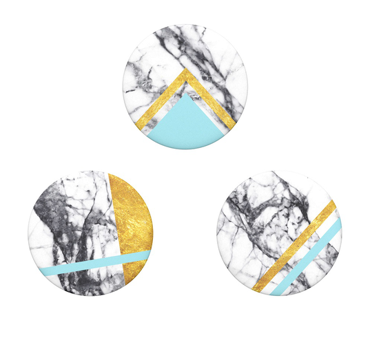 POPSOCKETS White Marble Glam 3-pack