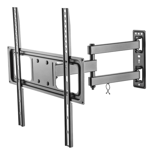 DELTACO, full-motion 3-way wall, 32"-55", 35kg, 200x200-400x400