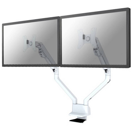 Neomounts by Newstar FPMA-D750DWHITE 1 st Monitor bordsfäste 25,4 cm (10) - 81,3 cm (32) Svängbar, Roterbar, Vridbar, Justerbar i höjd
