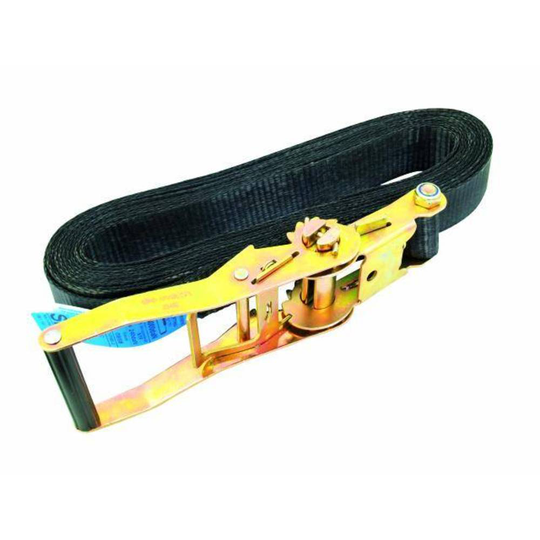 SpännbandS800 med spärrskaft 8 m/50 mm svart