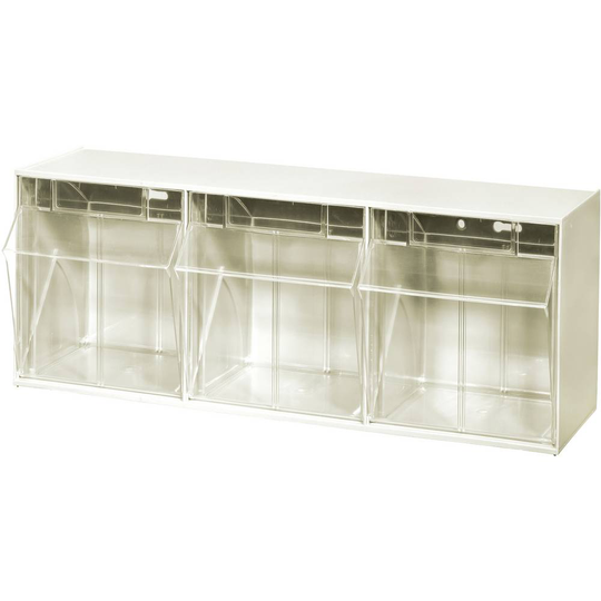 Allit 464411 Fällådemagasin VarioPlus ProFlip (B x H x D) 600 x 240 x 200 mm Vit, Transparent 1 st