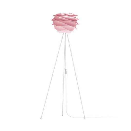 UMAGE Carmina Mini golvlampa rosa/tripod vit