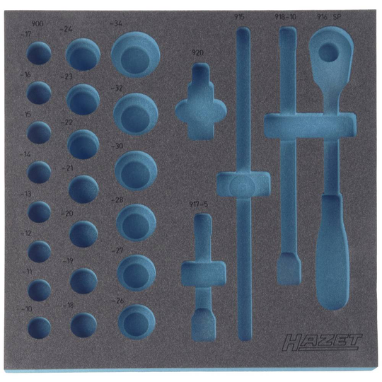 Hazet 163-102L 163-102L Skumgummiinlägg (L x B) 344 mm x 342 mm
