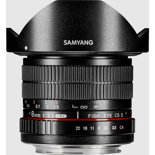 Samyang 21507 Fish-Eye-objektiv f/3.5 (max) 50 mm