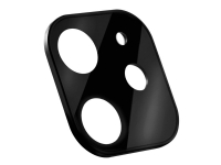 QDOS OptiGuard - Linsskydd för mobiltelefon - glas - ramfärg svart - för Apple iPhone 11
