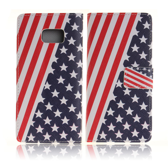 Moberg Läderfodral för Samsung Galaxy Note 7 - Stars & Stripes