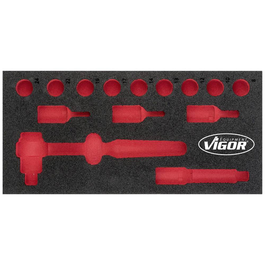Vigor V5011-L V5011-L Skumgummiinlägg (L x B) 393 mm x 188 mm