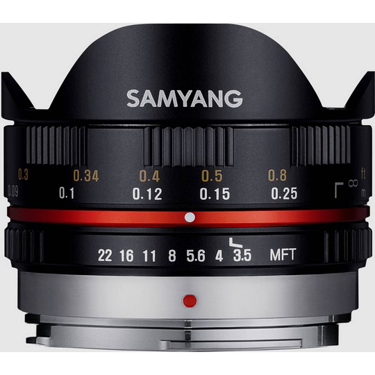 Samyang 21567 Fish-Eye-objektiv f/3.5 (max) 7.5 mm