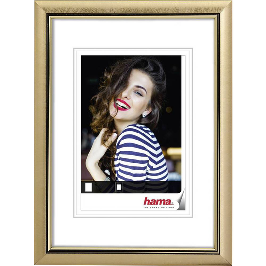 Hama 67675 Växelram akryl Pappersformat: 13 x 18 cm Guld