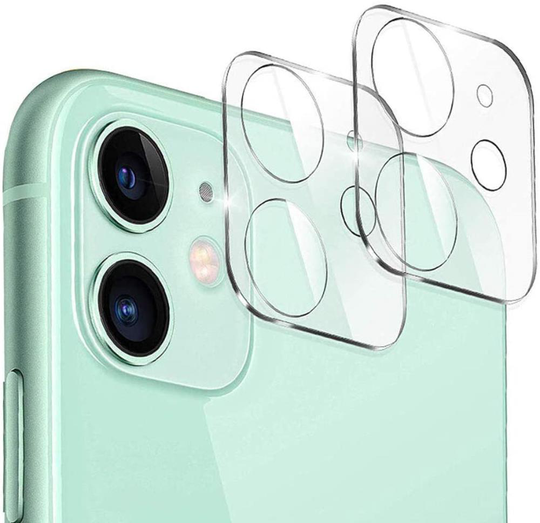 [2-Pack] Linsskydd Härdat Glas iPhone 11 - Clear