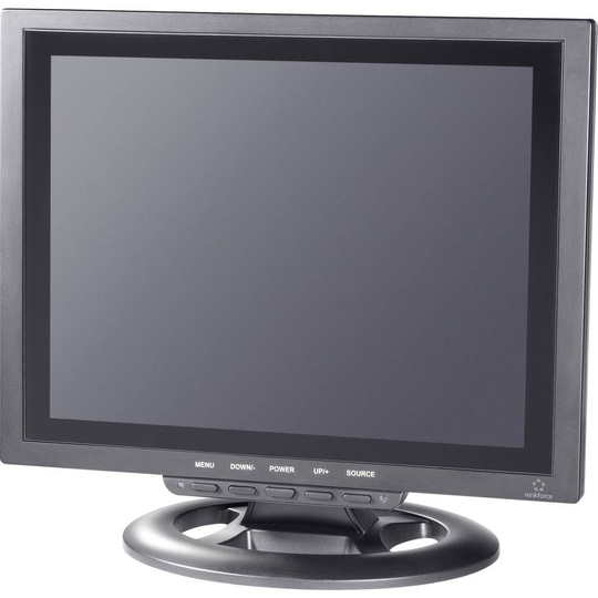 Renkforce 449238 LCD-övervakningsmonitor EEK: C (A - G) 30.48 cm 12 tum 800 x 600 pixel Svart