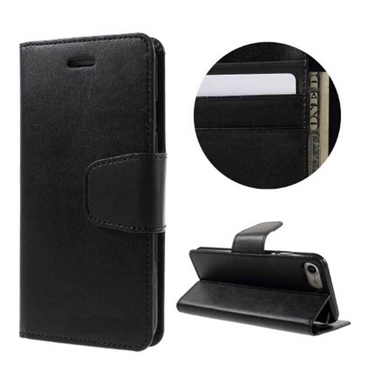 Samsung Galaxy J1 Ace Case with Card Holder (Black)
