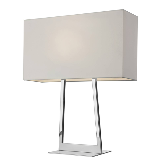 Villeroy & Boch Lyon bordslampa med tygskärm