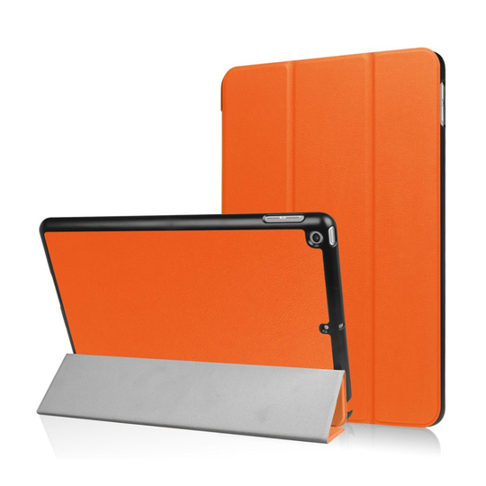 iPad (2017) tri-fold läderfodral - Orange