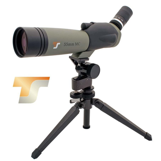 TS-Optics tubkikare 18-54x55 vinklad inklusive bordsstativ