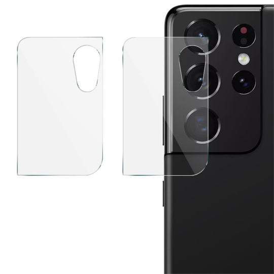 [2-Pack] Linsskydd Härdat Glas Galaxy S21 Ultra - Clear
