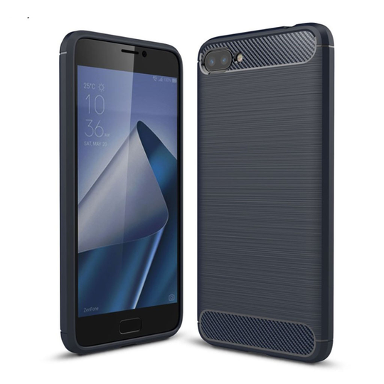 ASUS Zenfone 4 Max 5.5 (ZC554KL) Stilrent skal - Mörk blå
