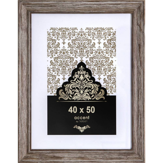 Nielsen Design 3241002 Växelram akryl Pappersformat: 40 x 50 cm Brun