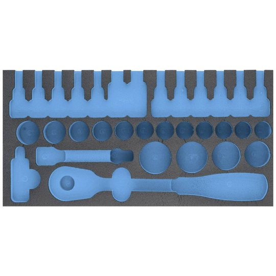 Hazet 163-272L 163-272L Skumgummiinlägg (L x B) 342 mm x 172 mm