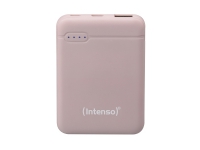 Intenso XS5000, Rosa, Digitalkamera, MP3/MP4, Mobiltelefon / smartphone, Surfplatta, Energiljus, Status, Litium Polymer (LiPo), 5000 mAh, USB