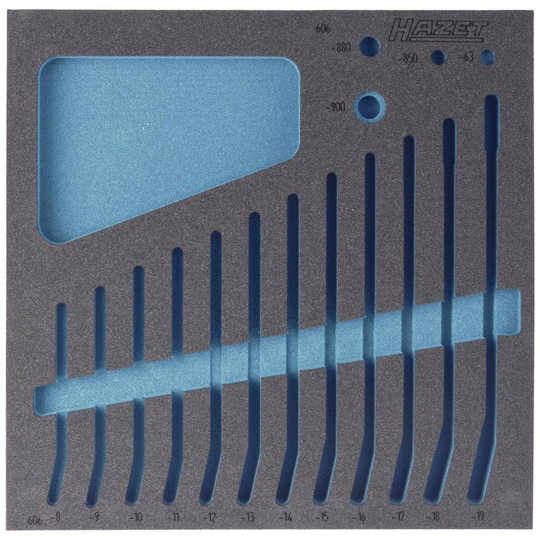 Hazet 163-186L 163-186L Skumgummiinlägg (L x B) 344 mm x 342 mm