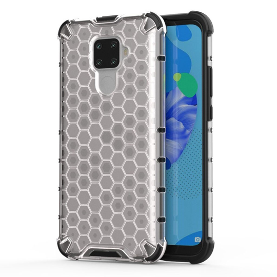 Bofink Honeycomb Huawei Mate 30 Lite skal - Vit