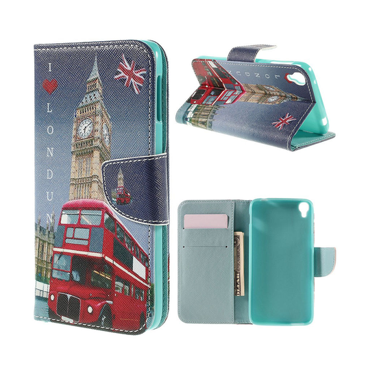 Scherfig Läderfodral för Alcatel Idol 3 - London Big Ben