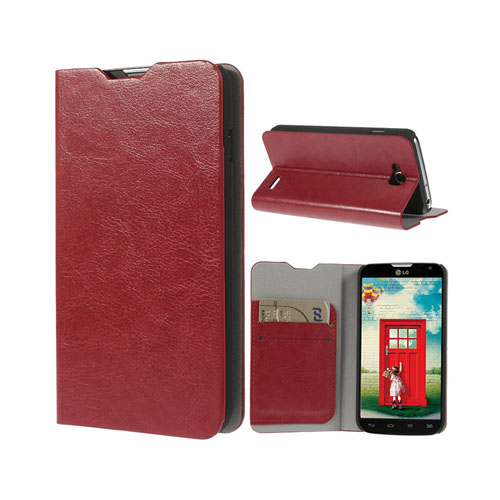 Mankell (Röd) LG L90 Flip-Fodral