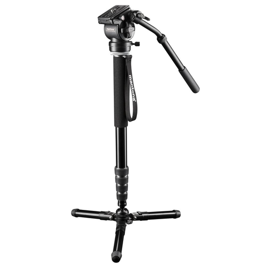Mantona Dolomit Mono Enbensstativ 3/8 Arbetshöjd=67 - 197 cm Svart inkl. väska
