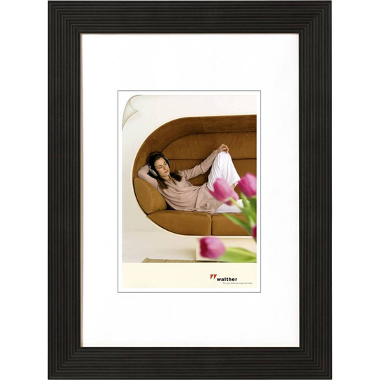 walther+ design HI824B Växelram akryl Pappersformat: 18 x 24 cm Svart