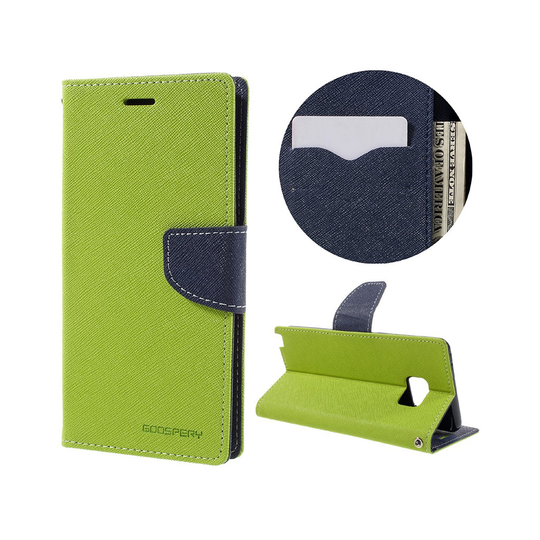 Fancy Läderfodral för Samsung Galaxy Note 7 - Grön