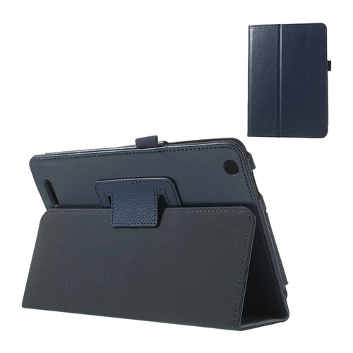 Gaarder Acer Iconia A1-830 Läder Flip Fodral - Mörk Blå