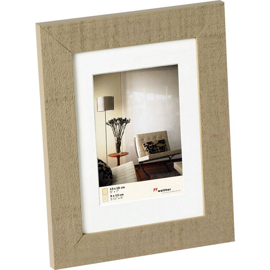 walther+ design HO318C Växelram akryl Pappersformat: 13 x 18 cm Beige