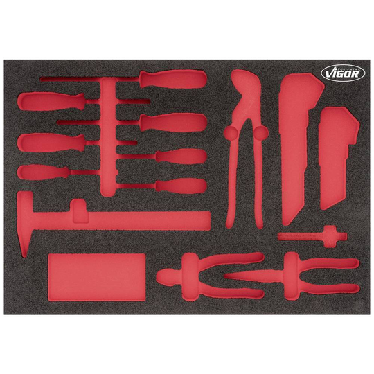 Vigor V5111-L V5111-L Skumgummiinlägg (L x B) 563 mm x 393 mm