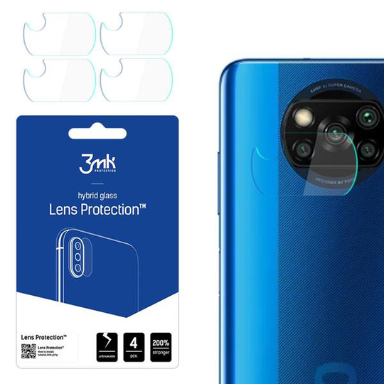 3mk Hybrid Glass Linsskydd Xiaomi Poco X3 / X3 Pro / X3 NFC