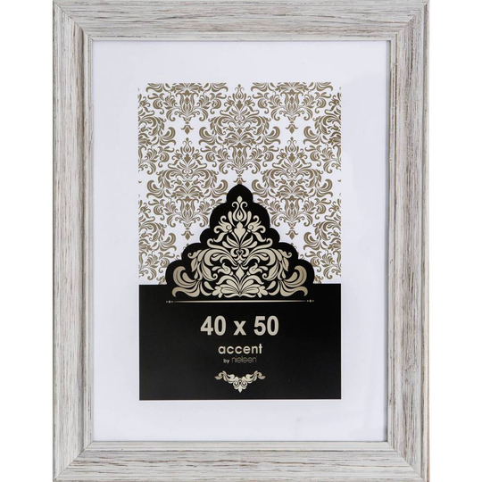 Nielsen Design 3241001 Växelram akryl Pappersformat: 40 x 50 cm Vit