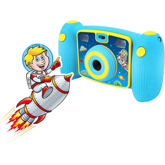 Easypix Kiddypix Galaxy Digitalkamera 5 Megapixel Ljusblå Full HD Video