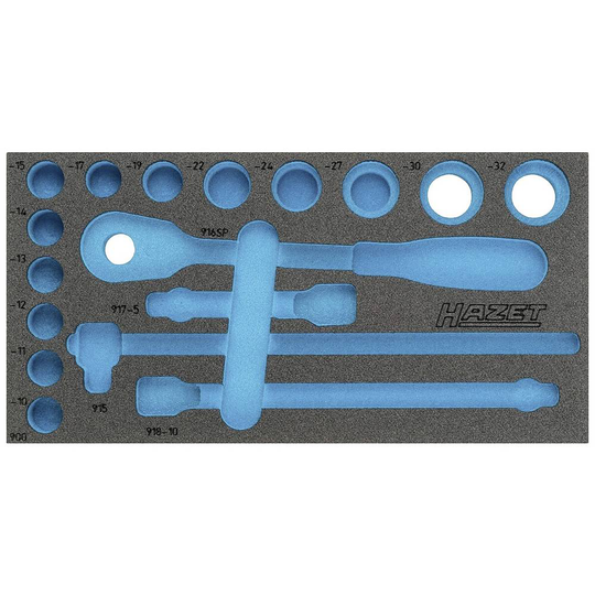 Hazet 163-358L 163-358L Skumgummiinlägg (L x B) 342 mm x 172 mm