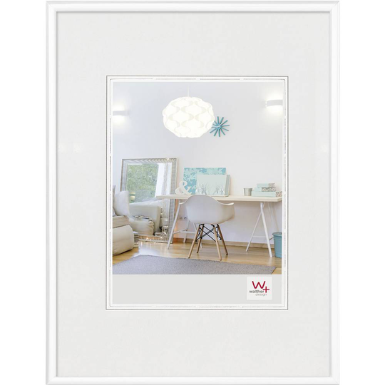 walther+ design KV824W Växelram akryl Pappersformat: 18 x 24 cm Vit