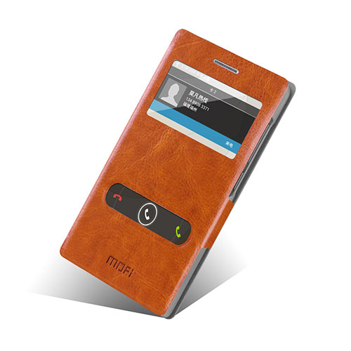 MOFI (Brun) Huawei Ascend G6 Flip-Fodral