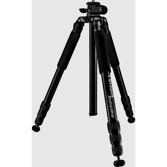 Mantona 21474 Trebensstativ Arbetshöjd=80 - 1660 mm Svart, Grå Vattenpass