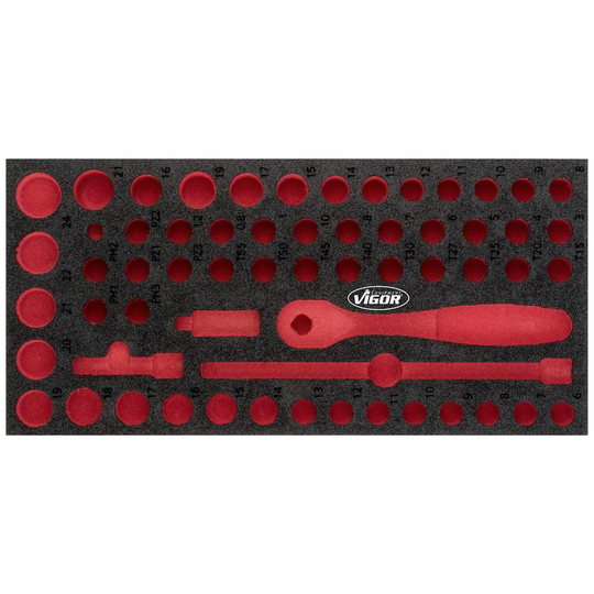Vigor V4973-L V4973-L Skumgummiinlägg (L x B) 393 mm x 188 mm