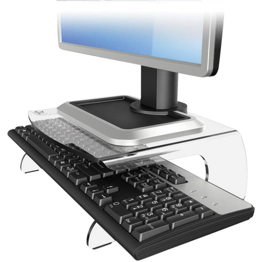 Dataflex FH 550 Monitorupphöjning Höjdintervall: 110 mm (max) Transparent