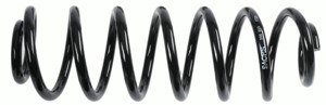 Spiralfjäder, Bakaxel, SKODA SUPERB II, VW EOS, TOURAN, 1K0 511 115 DF